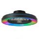 Εικόνα της Ανεμιστήρας Οροφής Brilliant Mazzaro 48.5cm με LED Φωτισμό RGBIC 3000-6500K & Τηλεχειριστήριο 40W Black G93854/06