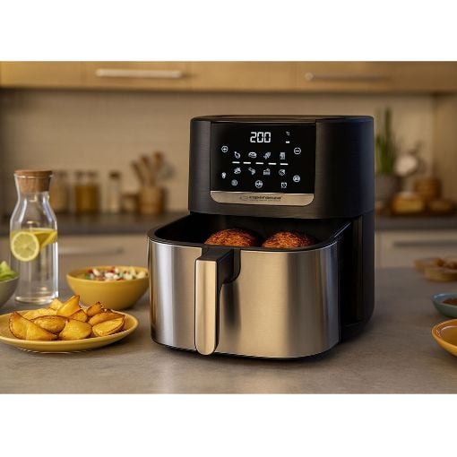 Εικόνα της Φριτέζα Αέρος Esperanza Pollo Fritto 8lt 1700W Black EKA004