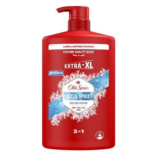 Εικόνα της Αφρόλουτρο & Σαμπουάν Old Spice Cold Spice 3in1 1000ml