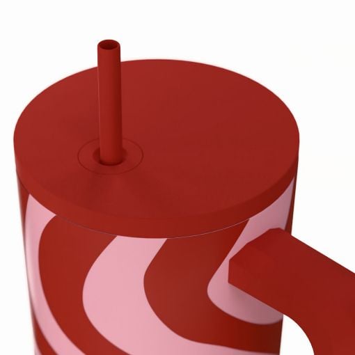Εικόνα της Θερμός Estia Straw Tumbler XL Save The Aegean 900ml Coral Waves 01-41588