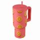 Εικόνα της Θερμός Estia Straw Tumbler XL Save The Aegean 900ml Orange Pop 01-41595