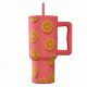 Εικόνα της Θερμός Estia Straw Tumbler XL Save The Aegean 900ml Orange Pop 01-41595
