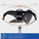 Εικόνα της Ανεμιστήρας Οροφής 123LED 73.6cm με LED Φωτισμό 2000-4000K & Τηλεχειριστήριο 65W Black