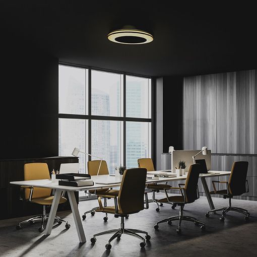 Εικόνα της Ανεμιστήρας Οροφής 123LED 51cm με LED Φωτισμό 2000-4000K & Τηλεχειριστήριο 45W White