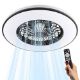 Εικόνα της Ανεμιστήρας Οροφής 123LED 48.5cm με LED Φωτισμό 3000-6500K & Τηλεχειριστήριο 48W Black