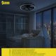 Εικόνα της Ανεμιστήρας Οροφής 123LED 61.3cm με LED Φωτισμό 2200-6500K & Τηλεχειριστήριο 26W Black