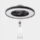 Εικόνα της Ανεμιστήρας Οροφής 123LED 60.4cm με LED Φωτισμό 2000-4000K & Τηλεχειριστήριο 15W Black