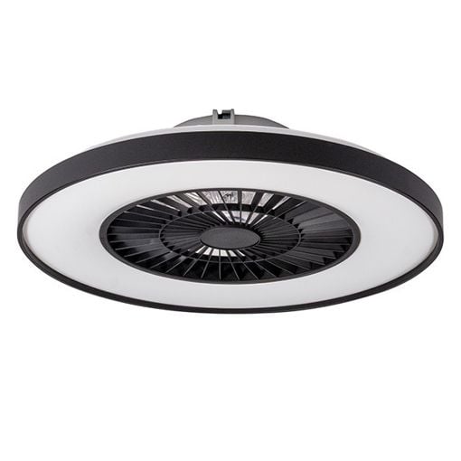 Εικόνα της Ανεμιστήρας Οροφής 123LED 60.4cm με LED Φωτισμό 2000-4000K & Τηλεχειριστήριο 15W Black