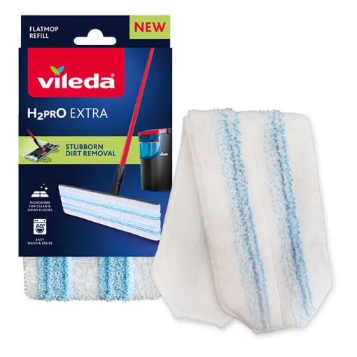 Εικόνα της Ανταλλακτικό Σφουγγαρίστρας Vileda H2prO Flat Mop 175786