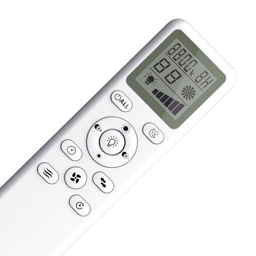 Εικόνα της Ανεμιστήρας Οροφής Primo 132cm Wi-Fi με LED Φωτισμό & Τηλεχειριστήριο IP66 35W Black PRCF-80728