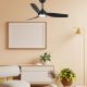 Εικόνα της Ανεμιστήρας Οροφής Primo 132cm Wi-Fi με LED Φωτισμό & Τηλεχειριστήριο IP66 35W Black PRCF-80728