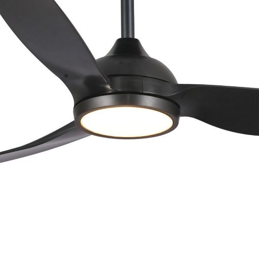 Εικόνα της Ανεμιστήρας Οροφής Primo 132cm Wi-Fi με LED Φωτισμό & Τηλεχειριστήριο IP66 35W Black PRCF-80728