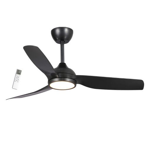 Εικόνα της Ανεμιστήρας Οροφής Primo 132cm Wi-Fi με LED Φωτισμό & Τηλεχειριστήριο IP66 35W Black PRCF-80728