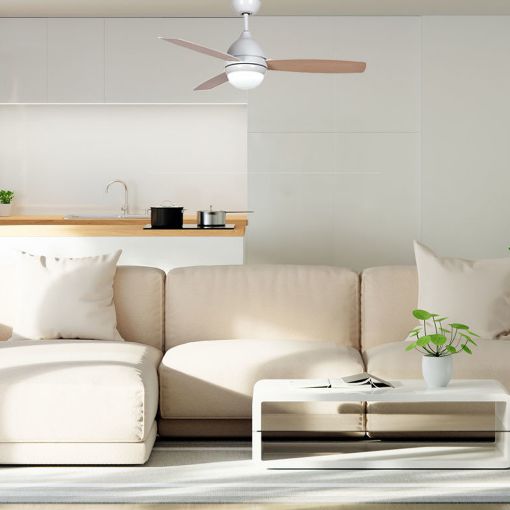 Εικόνα της Ανεμιστήρας Οροφής Primo 120cm με LED Φωτισμό & Tηλεχειριστήριο 35W White PRCF-80520