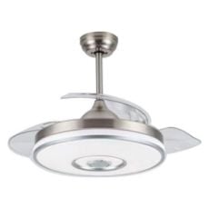 Εικόνα της Ανεμιστήρας Οροφής Primo 106cm με LED Φωτισμό & Τηλεχειριστήριο 35W Silver PRCF-80682