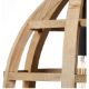 Εικόνα της Κρεμαστό Φωτιστικό Οροφής Brilliant Matrix E27 IP20 34cm Wood/Black 99155/66
