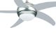 Εικόνα της Ανεμιστήρας Οροφής Primo 110cm με LED Φωτισμό & Τηλεχειριστήριο 55W Silver PRCF-80425