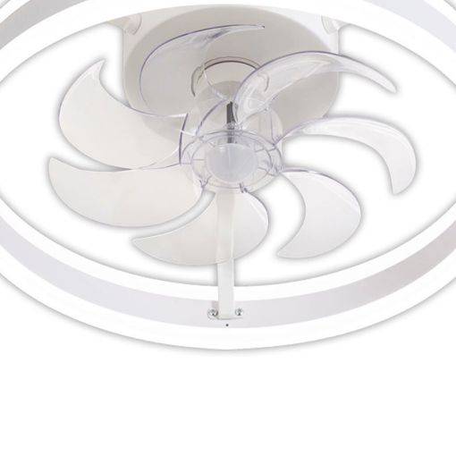 Εικόνα της Ανεμιστήρας Οροφής Primo 50cm με LED Φωτισμό & Τηλεχειριστήριο 18W White PRCF-80609