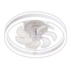 Εικόνα της Ανεμιστήρας Οροφής Primo 50cm με LED Φωτισμό & Τηλεχειριστήριο 18W White PRCF-80609