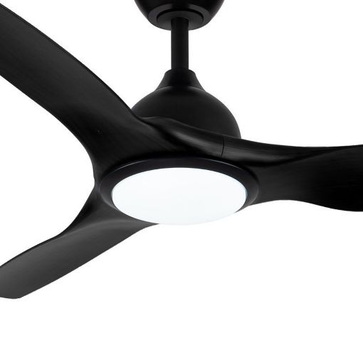 Εικόνα της Ανεμιστήρας Οροφής Primo 132cm με LED Φωτισμό & Τηλεχειριστήριο 35W Black PRCF-80724
