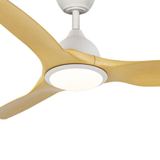 Εικόνα της Ανεμιστήρας Οροφής Primo 132cm με LED Φωτισμό & Τηλεχειριστήριο 35W White/Wood PRCF-80726