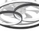 Εικόνα της Ανεμιστήρας Οροφής Primo 50cm με LED Φωτισμό & Τηλεχειριστήριο 15W White/Black PRCF-80676