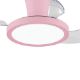 Εικόνα της Ανεμιστήρας Οροφής Primo Kids Series DC 65cm με LED Φωτισμό & Τηλεχειριστήριο 35W Pink PRCF-80684