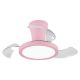 Εικόνα της Ανεμιστήρας Οροφής Primo Kids Series DC 65cm με LED Φωτισμό & Τηλεχειριστήριο 35W Pink PRCF-80684