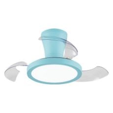 Εικόνα της Ανεμιστήρας Οροφής Primo Kids Series DC 65cm με LED Φωτισμό & Τηλεχειριστήριο 35W Blue PRCF-80685
