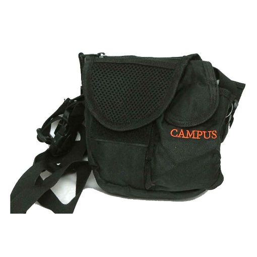 Εικόνα της Τσαντάκι Μέσης Campus Moto Μαύρο 810-0010-14