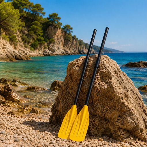 Εικόνα της Σετ Κουπιά Σκάφους Intex Aποσπώμενα 122cm 2τμχ Black/Yellow I03403750