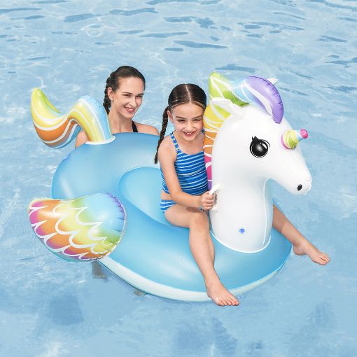 Εικόνα της Φουσκωτό Ride-On Μονόκερος Bestway 163x110x95.5 cm 7035072006