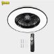 Εικόνα της Ανεμιστήρας Οροφής 123LED 48.5cm με LED Φωτισμό 2000-4000K & Τηλεχειριστήριο 15W Black