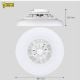 Εικόνα της Ανεμιστήρας Οροφής 123LED 48.5cm με LED Φωτισμό RGB 2700-6500K & Τηλεχειριστήριο 15W White