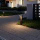 Εικόνα της Ηλιακό Φωτιστικό Κολωνάκι 123LED Bologna 3000K 50x9.5 cm με Αισθητήρα Κίνησης & Λυκόφως IP44 Black