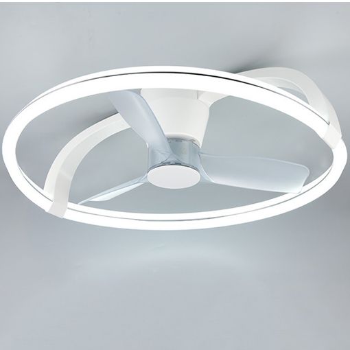 Εικόνα της Ανεμιστήρας Οροφής Trio Lighting Stockholm 73.5cm με LED Φωτισμό 2700-6500K & Τηλεχειριστήριο 37W White R64262131
