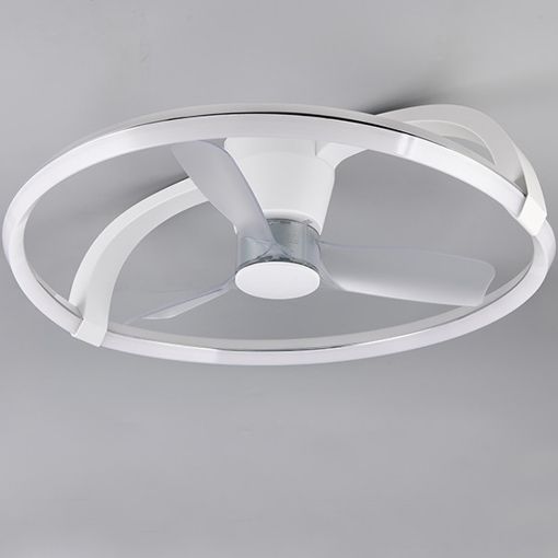Εικόνα της Ανεμιστήρας Οροφής Trio Lighting Stockholm 73.5cm με LED Φωτισμό 2700-6500K & Τηλεχειριστήριο 37W White R64262131