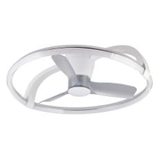 Εικόνα της Ανεμιστήρας Οροφής Trio Lighting Stockholm 73.5cm με LED Φωτισμό 2700-6500K & Τηλεχειριστήριο 37W White R64262131