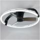 Εικόνα της Ανεμιστήρας Οροφής Trio Lighting Stockholm 73.5cm με LED Φωτισμό 2700-6500K & Τηλεχειριστήριο 37W Black R64262132