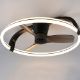 Εικόνα της Ανεμιστήρας Οροφής Trio Lighting Stockholm 73.5cm με LED Φωτισμό 2700-6500K & Τηλεχειριστήριο 37W Black R64262132