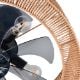 Εικόνα της Ανεμιστήρας Οροφής Trio Lighting Smillum 61cm με Φωτισμό E27 & Τηλεχειριστήριο Brown R66905036