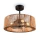 Εικόνα της Ανεμιστήρας Οροφής Trio Lighting Smillum 61cm με Φωτισμό E27 & Τηλεχειριστήριο Brown R66905036