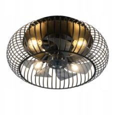 Εικόνα της Ανεμιστήρας Οροφής Trio Lighting Johanna 61cm με Φωτισμό E27 & Τηλεχειριστήριο Black R66884032