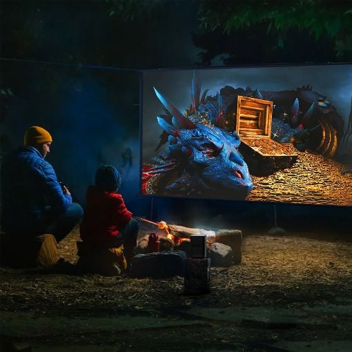 Εικόνα της Projector XGIMI Halo+ DLP FHD Google TV Silver WM03001