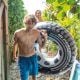 Εικόνα της Παιδικό Σωσίβιο Κουλούρα Intex Monster Truck Tube 114 cm Black/White 56268NP