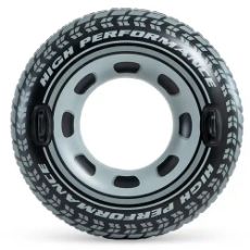 Εικόνα της Παιδικό Σωσίβιο Κουλούρα Intex Monster Truck Tube 114 cm Black/White 56268NP