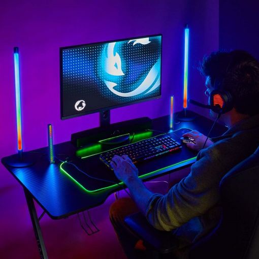 Εικόνα της Επιτραπέζιο Φωτιστικό Nedis SmartLife RGB 600lm 56cm 2τμχ WIFILD10RGBW