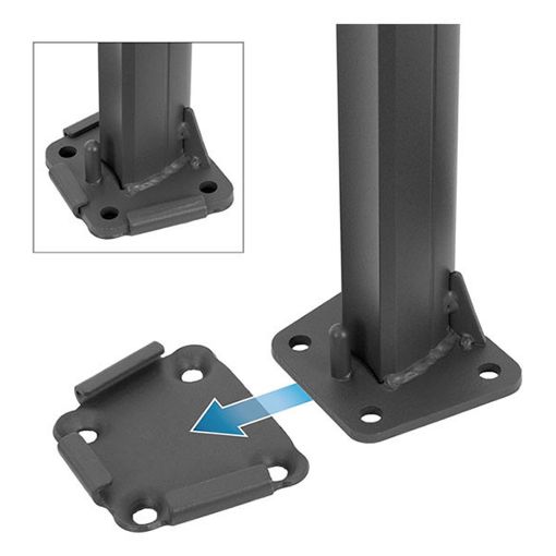 Εικόνα της Gardalux Πλευρική Tέντα 300 x 140 cm 220 g/m² Επεκτάσιμη Ανθρακί FD4000600
