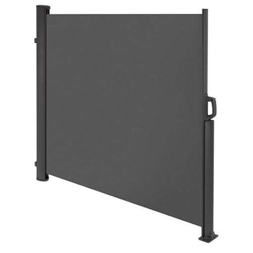 Εικόνα της Gardalux Πλευρική Tέντα 300 x 140 cm 220 g/m² Επεκτάσιμη Ανθρακί FD4000600