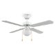 Εικόνα της Ανεμιστήρας Οροφής Trio Lighting Hammerfest 106.5cm με Φωτισμό E27 White R66592031